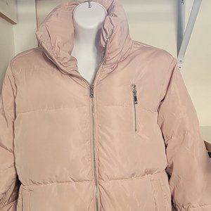 Venation Pink Bomber Jacket